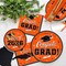 Graduation Party Plates and Napkins Gatherfun Graduation decorations 2026 Orange Disposable Paper Plates Luncheon Napkins Cocktail Napkins for Congrats Grad Party Decorations, Serve 50